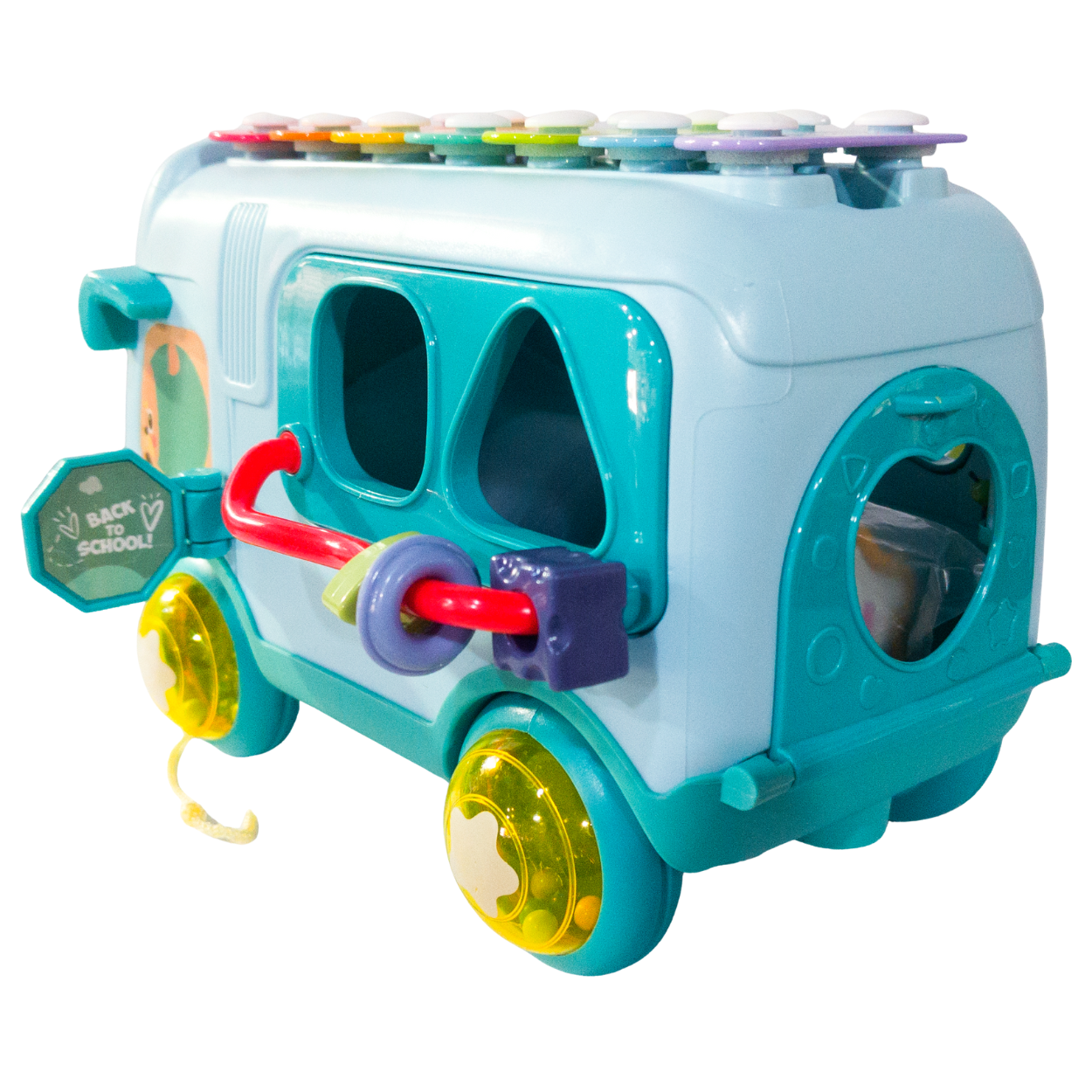 Autobús divertido para bebés con cuatro actividades Sobebear