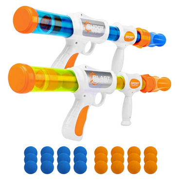 Sport Super Shot Launcher Lanzador de aire con diana para niños