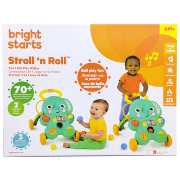 Bright Stars Andadera Pasea y Juega para Bebés 6 meses en adelante