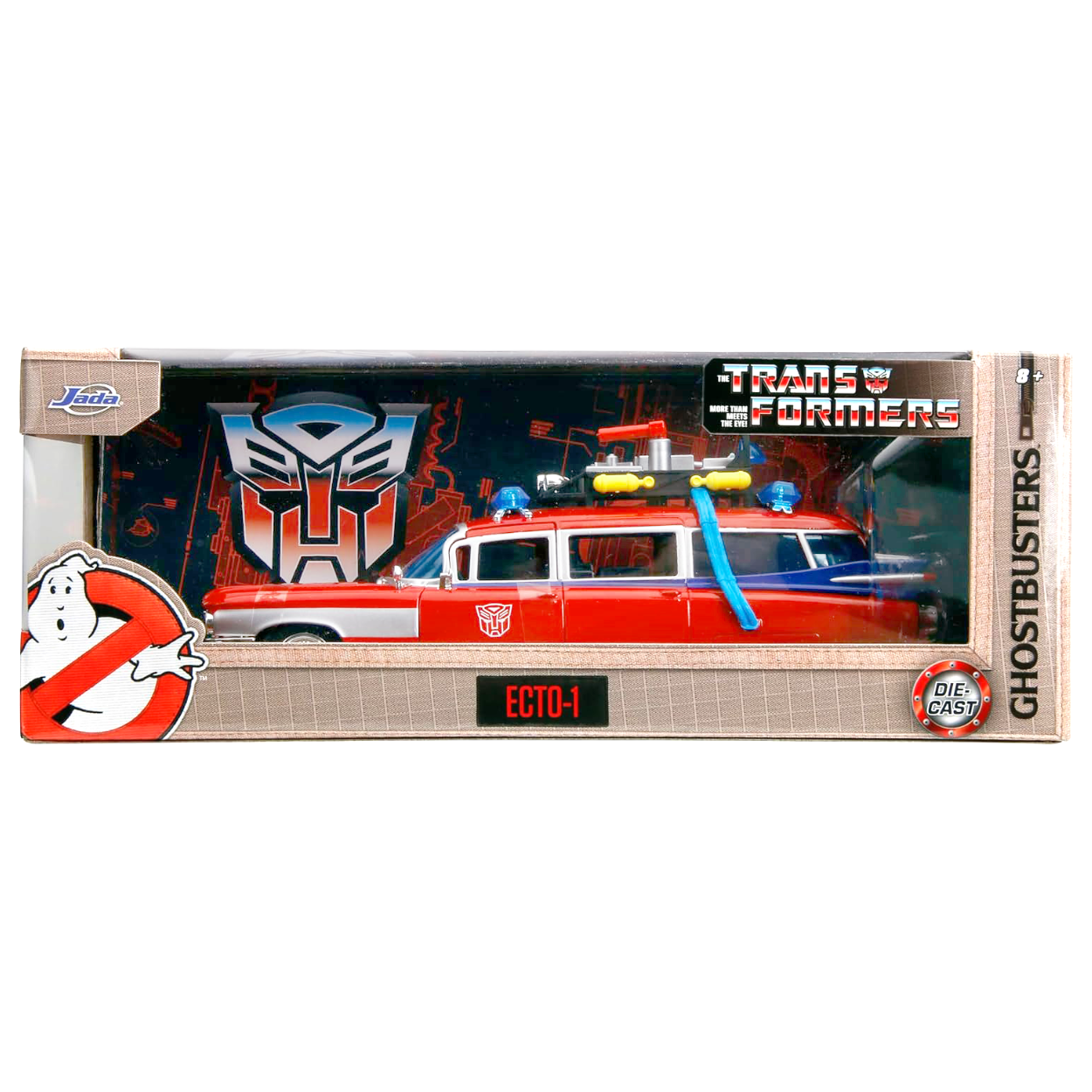 Jada Ghostbuster Ecto 1 Escala 1:24 versión Transformers