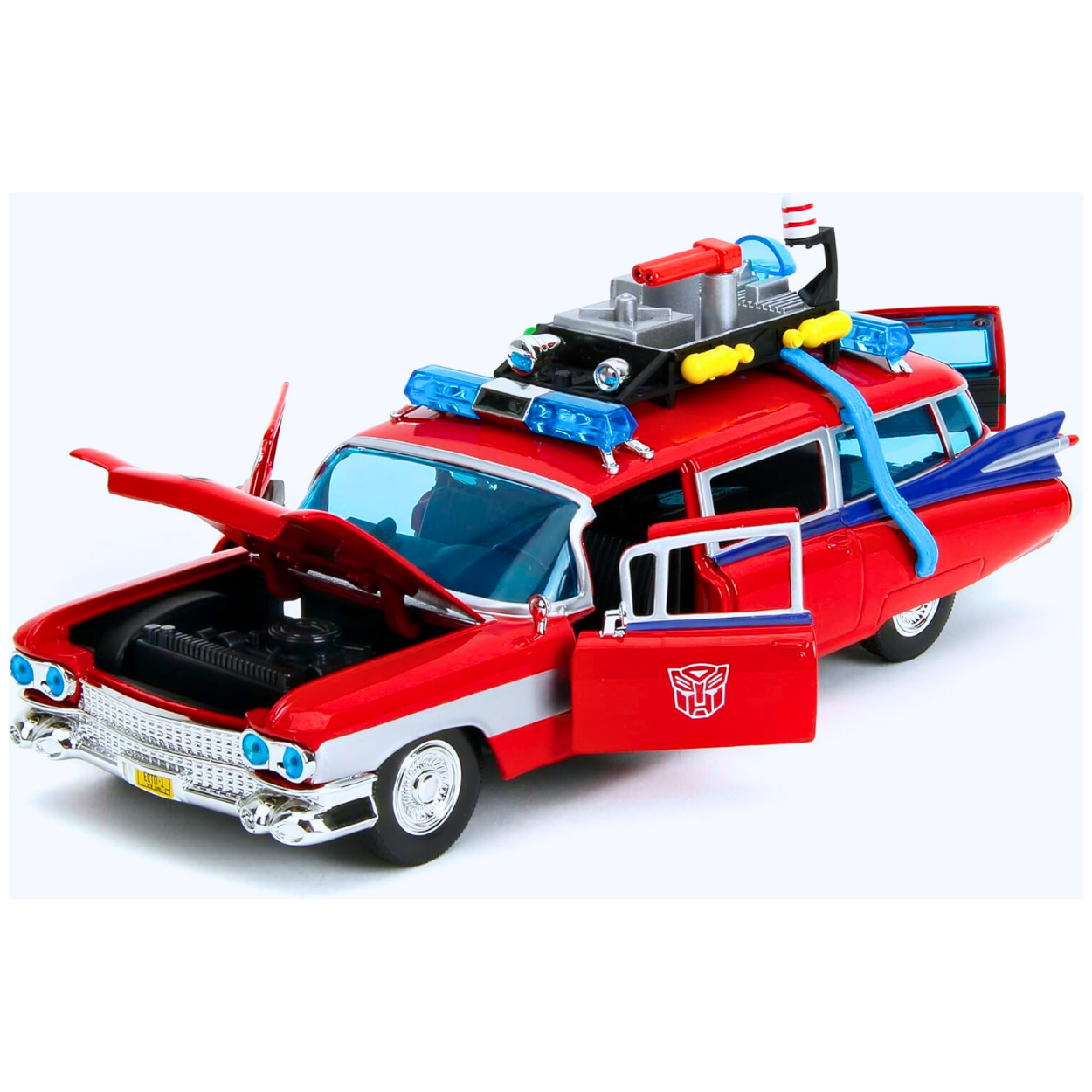 Jada Ghostbuster Ecto 1 Escala 1:24 versión Transformers