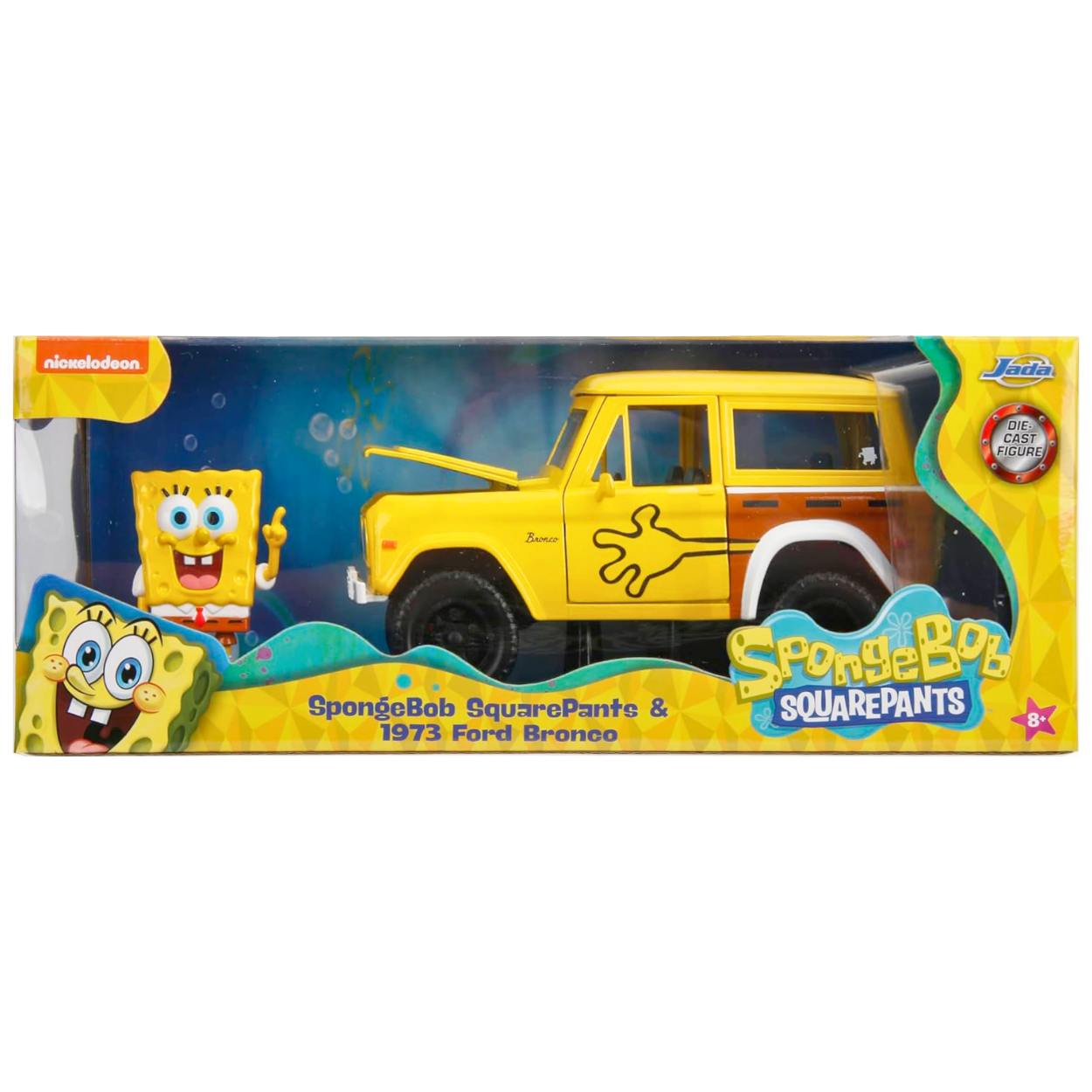 Jada Bob Esponja Ford Bronco 1973 escala 1:24