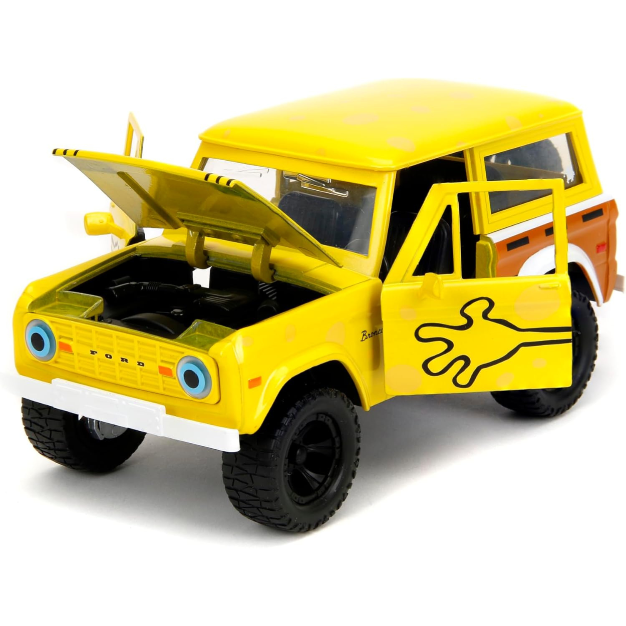 Jada Bob Esponja Ford Bronco 1973 escala 1:24