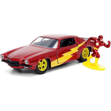 Jada Dc Comics The Flash y Corvette Camaro 1973 Escala 1:43