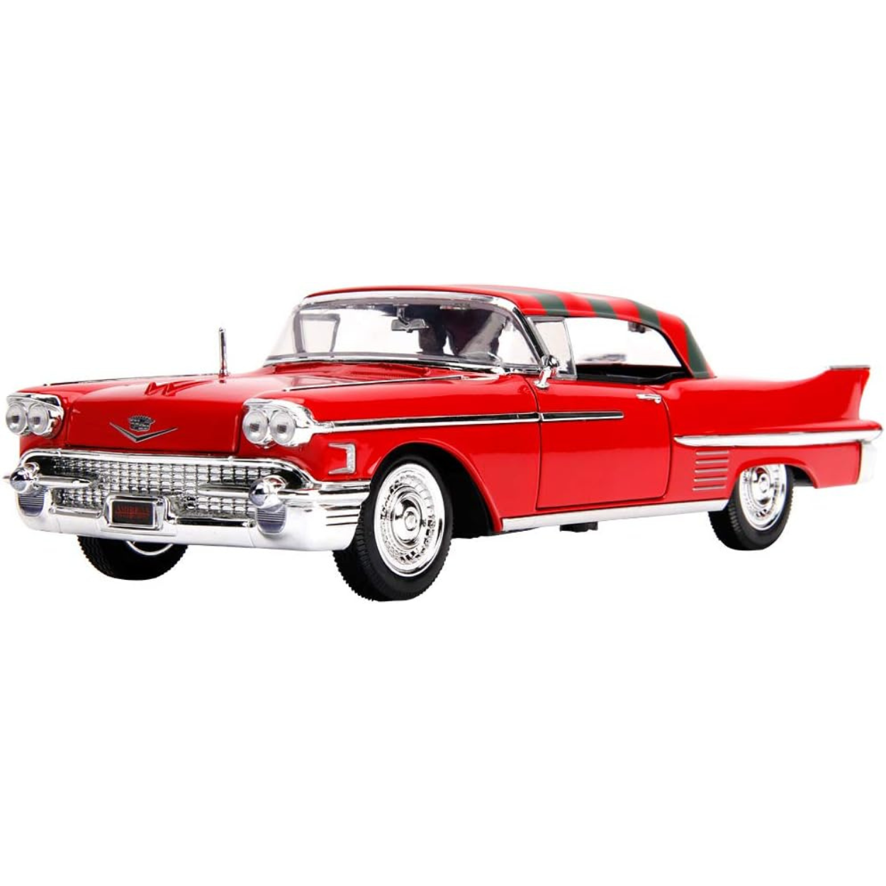 Jada Freddy Krueeger y Cadillac Serie 62 1958 Escala 1:24