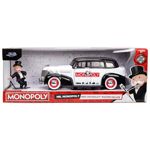 Jada Mr. Monopoly y Chevrolet Master Deluxe 1939