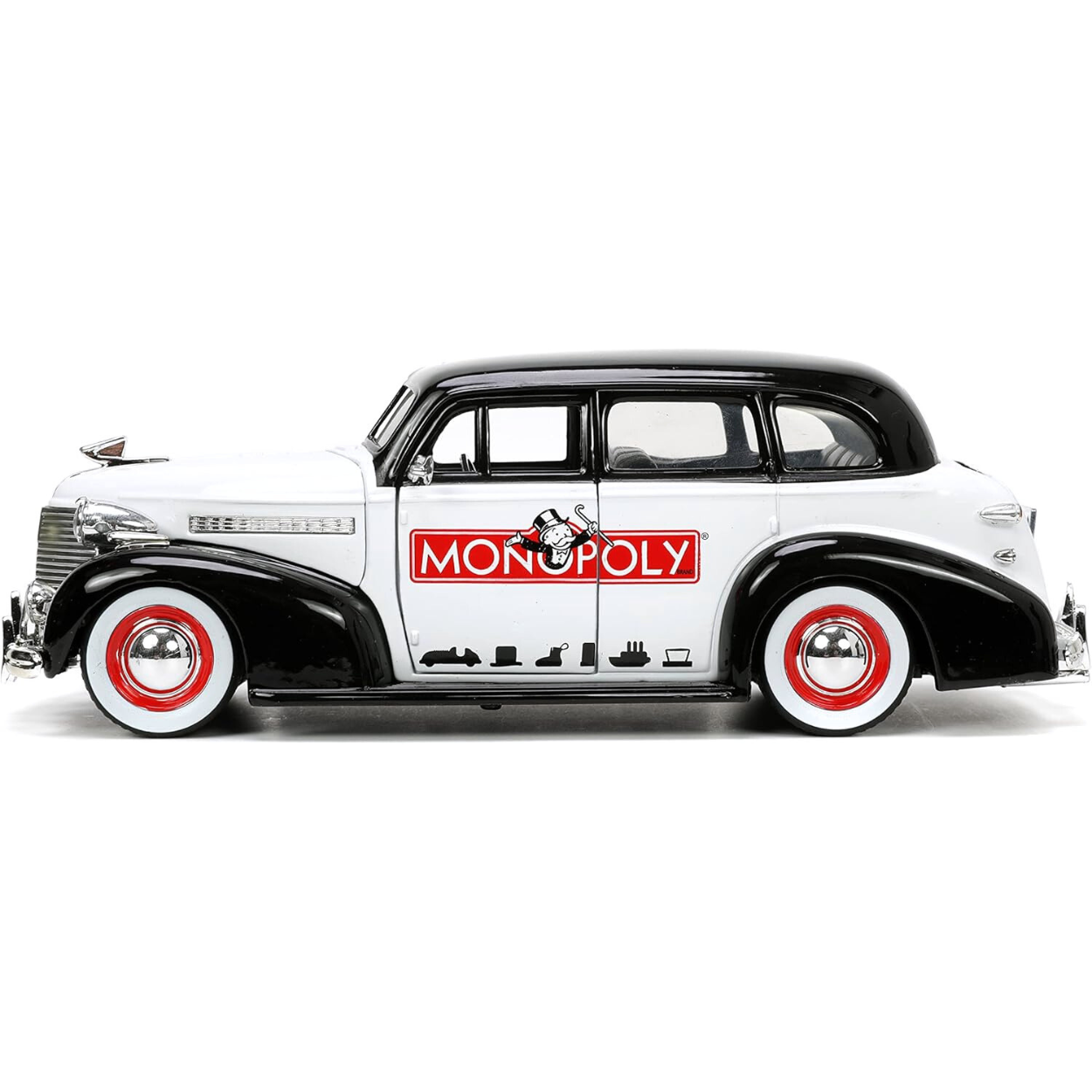 Jada Mr. Monopoly y Chevrolet Master Deluxe 1939