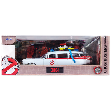 JADA 1959 CADILLAC MILLER METEOR SENTINEL ECTO -1 GHOSTBUSTERS 1:24