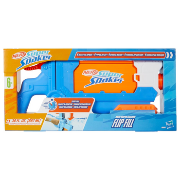 Nerf Super Soaker Flip & Fill Pistola de agua 887 ml