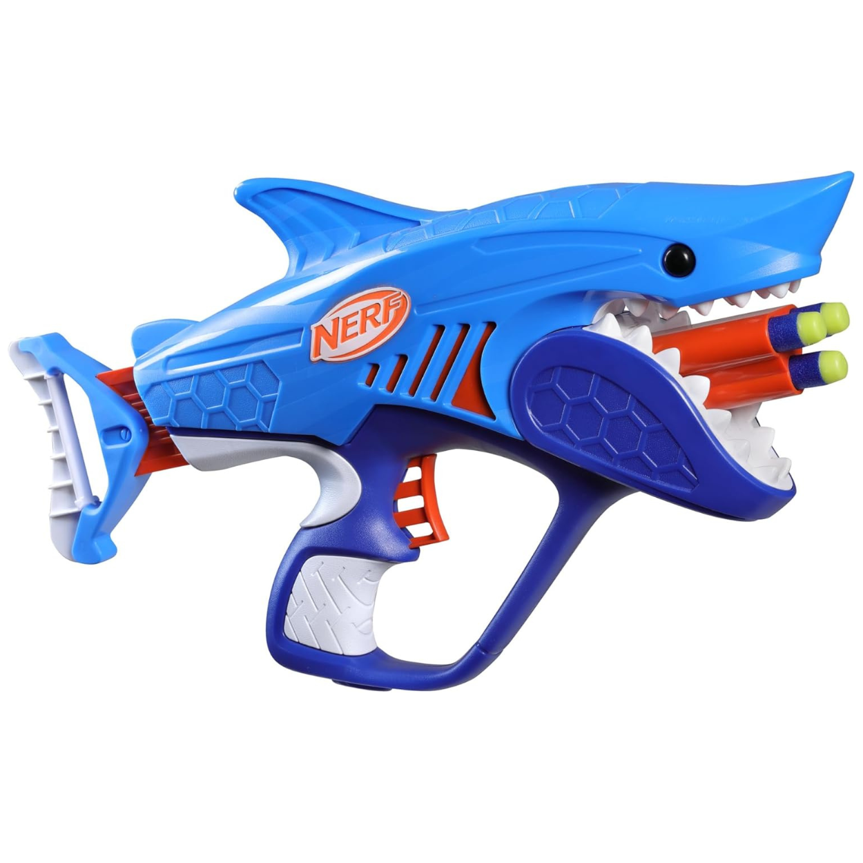 Nerf Junior Wild Sharkfire Lanzador con 8 Dardos
