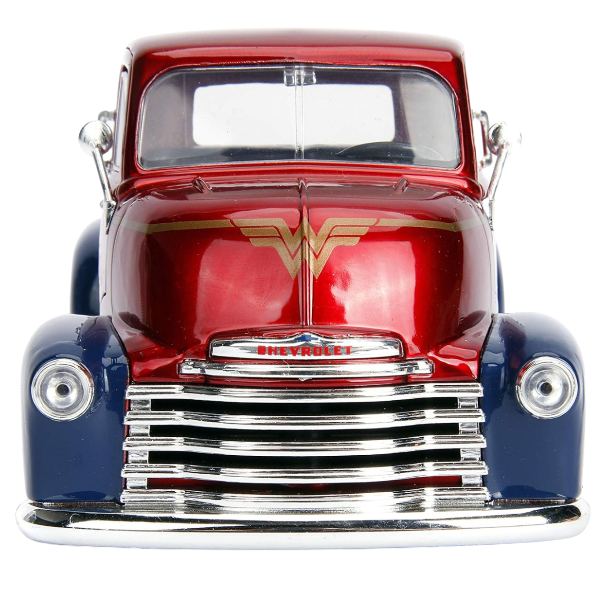 Jada Dc Comics Bombshells Mujer Maravilla y Chevy Coe Pick Up 1952 escala 1:24