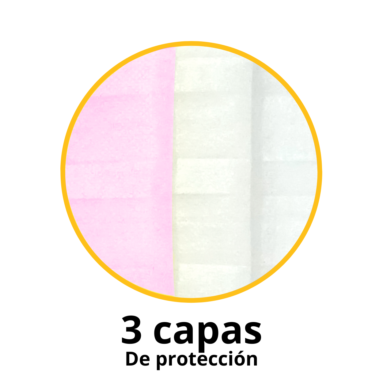 Cubrebocas tipo quirúrgico Hana Facemask caja con 2500 piezas colo rosa 3 capas