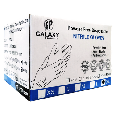 Caja Master Guantes de Nitrilo Talla XL Color Azul