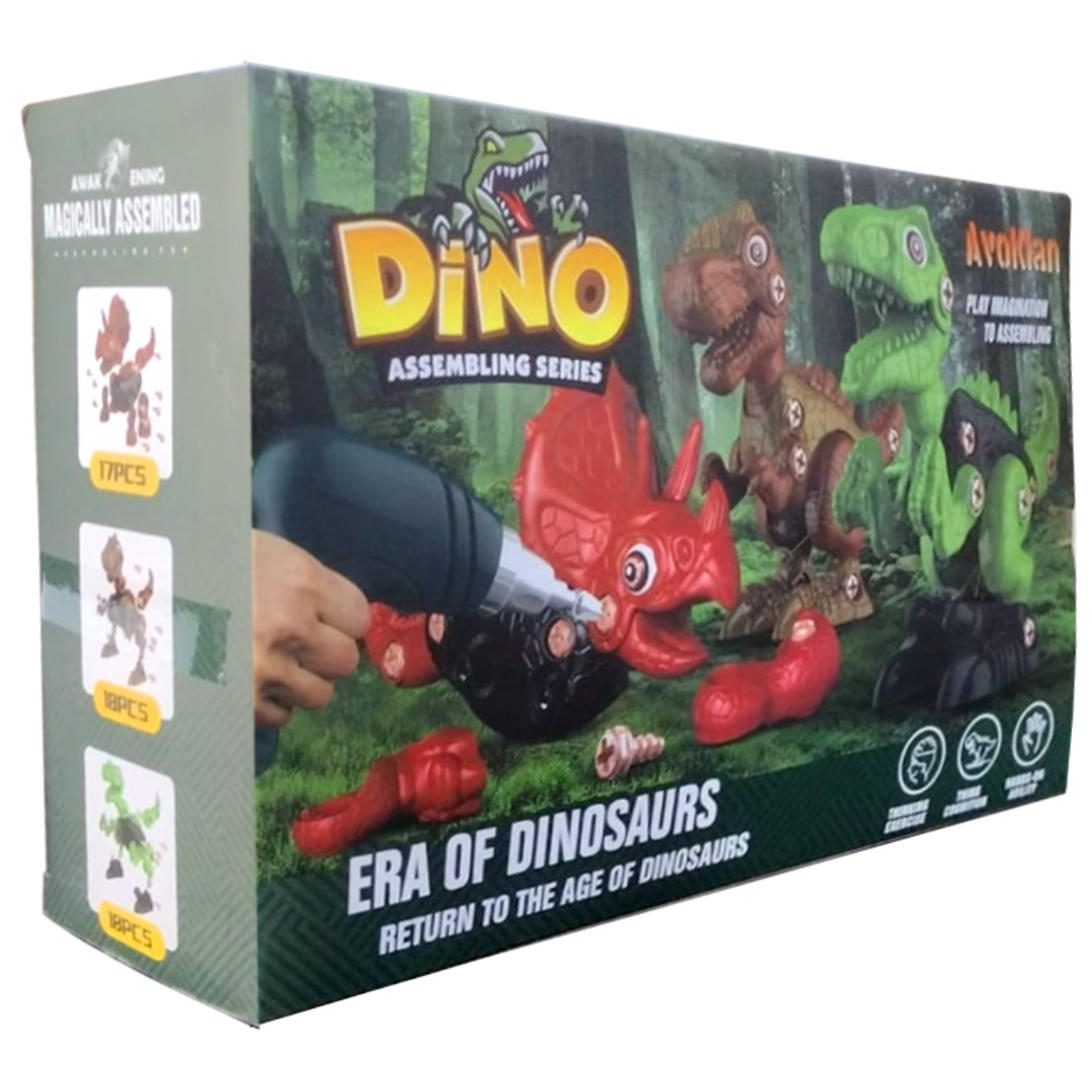 Dinosaurios para Armar Era de los dinosaurios Avoklan