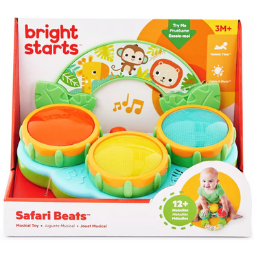 Bright Stars Safari Beats Tambores Musicales para Bebés.