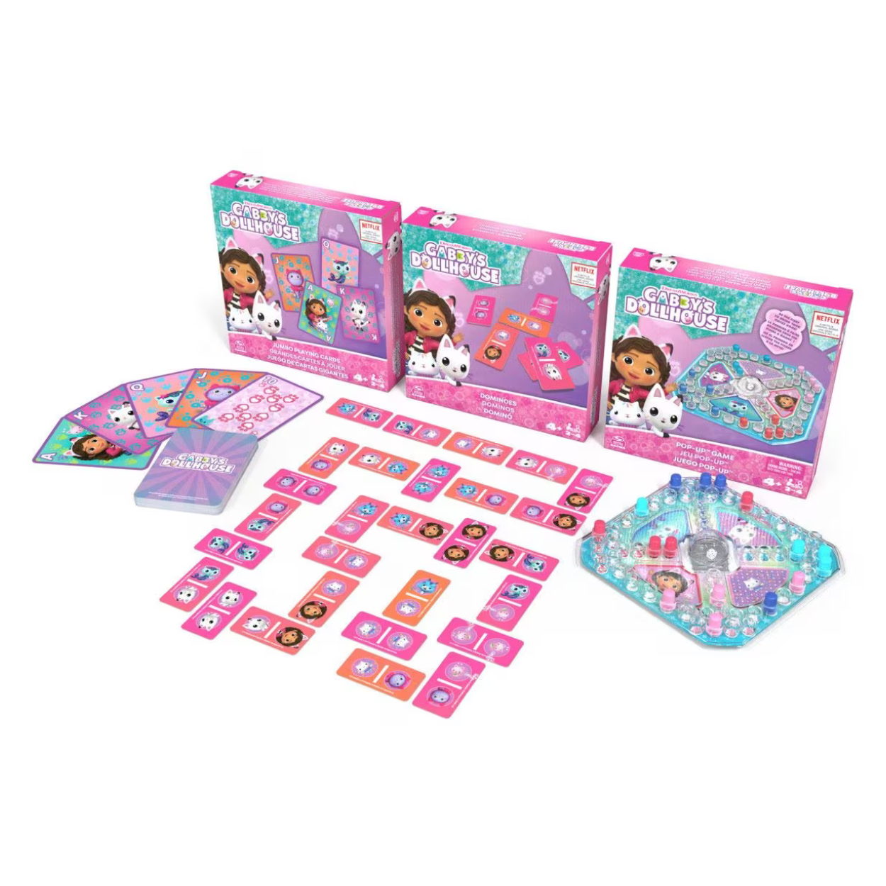 Gabby Dollhouse 3 Juegos De Mesa Para Niños