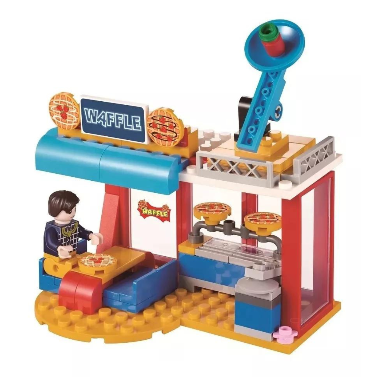 SUPER WINGS VEHICULO ARMABLE SET DE GASOLINERA ARMABLE