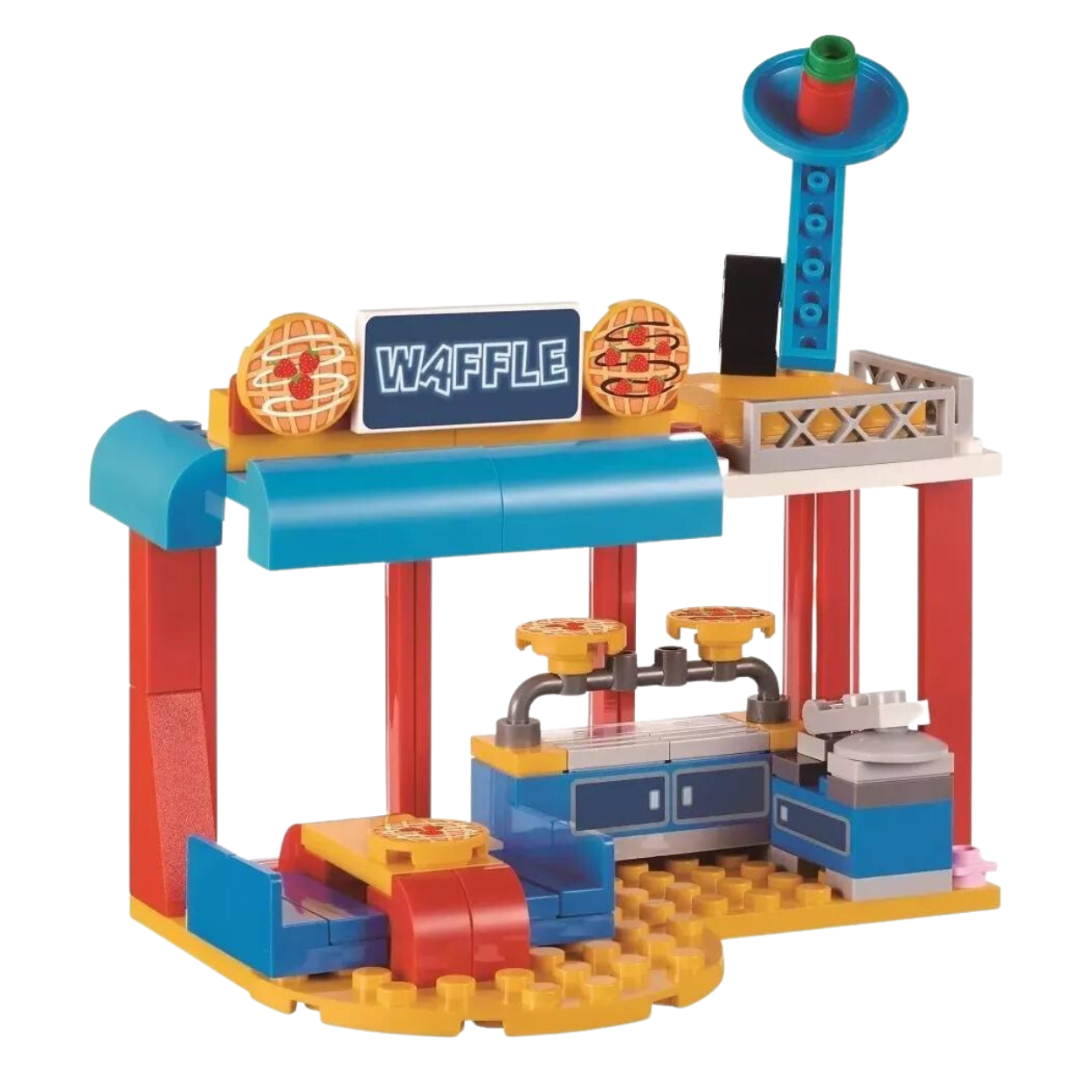 SUPER WINGS VEHICULO ARMABLE SET DE GASOLINERA ARMABLE