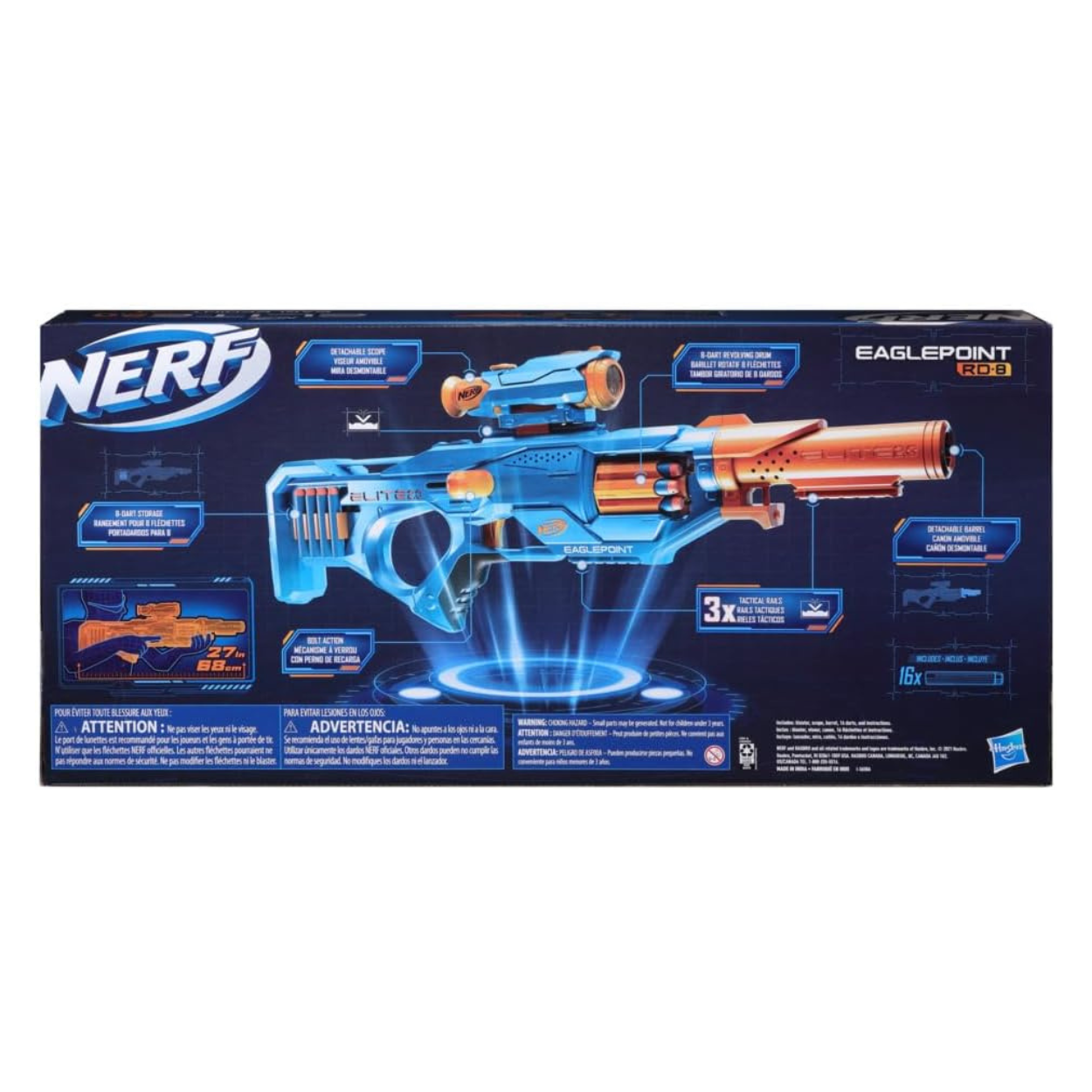 Nerf Elite 2.0 Eagle Point RD8 16 dardos