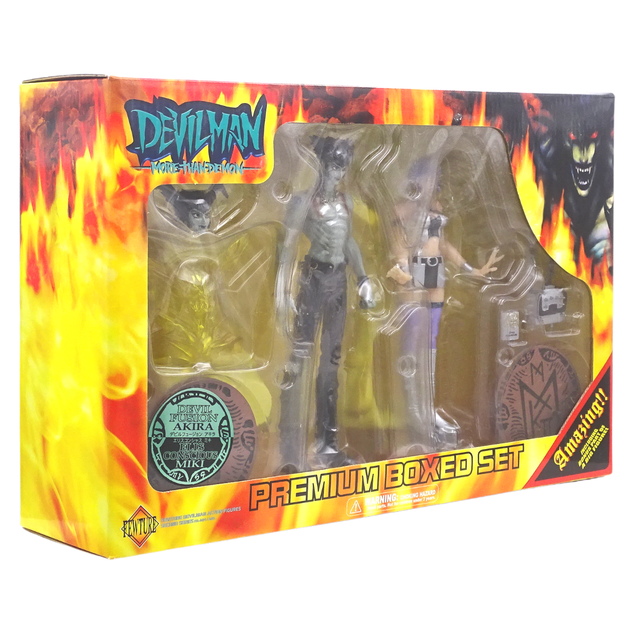 Devilman 2nd series Premium Boxed Set Akira Fudo & Miki Makimura