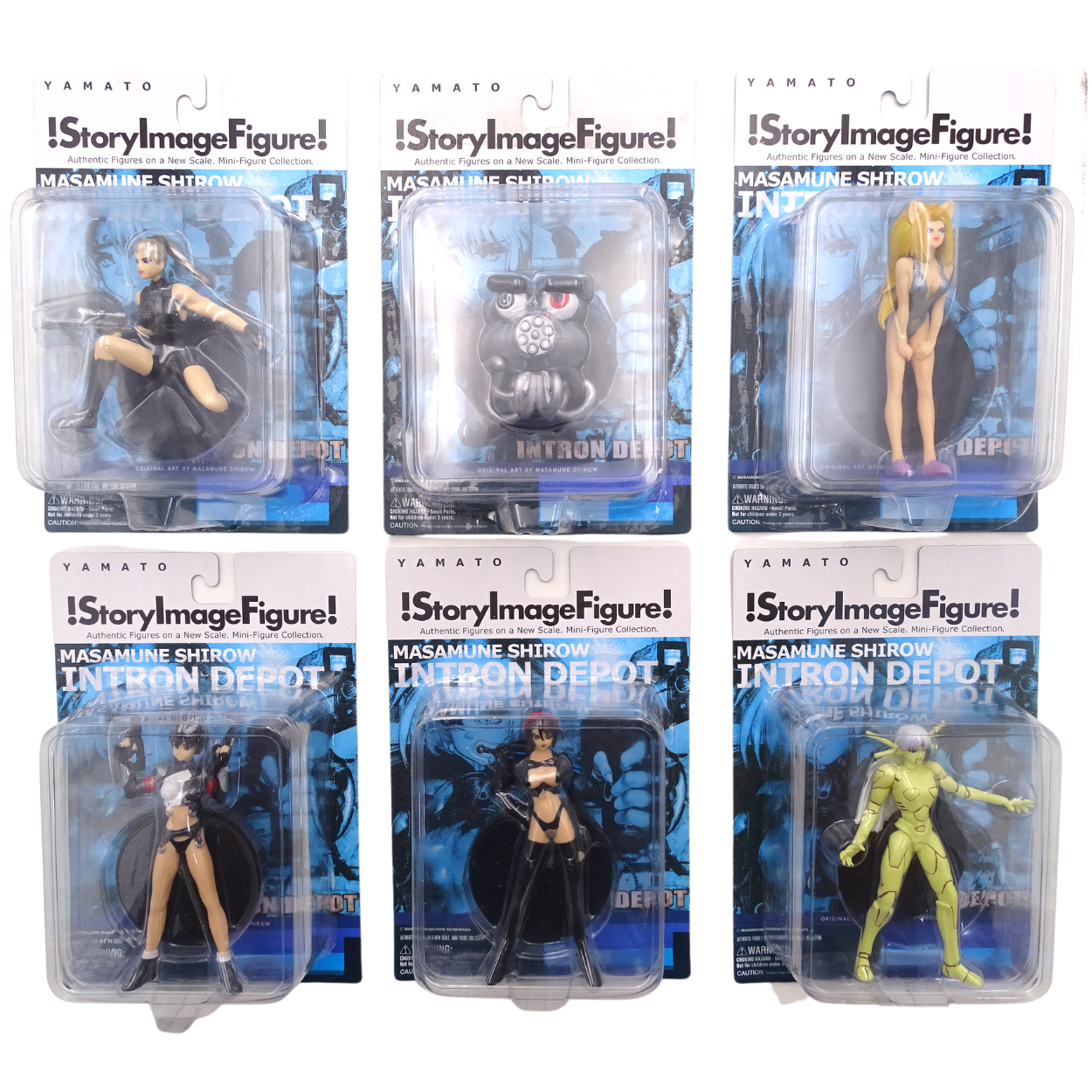 Masamune Shirow Intron Depot set de 6 figuras coleccionables