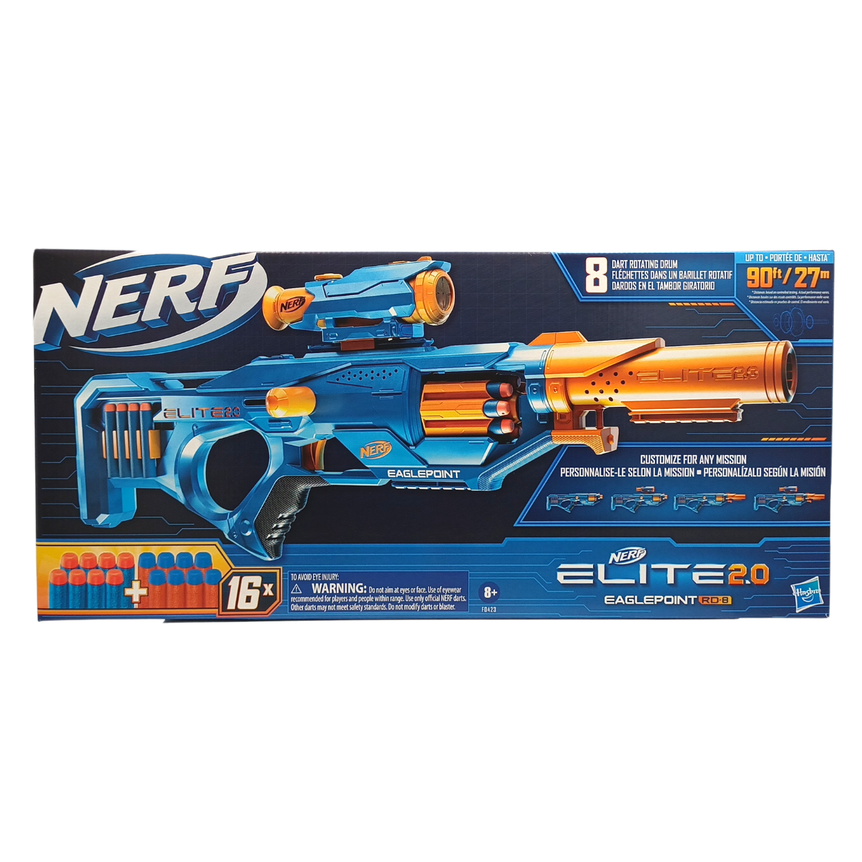 NERF ELITE 2.0 EAGLEPOINT RD8