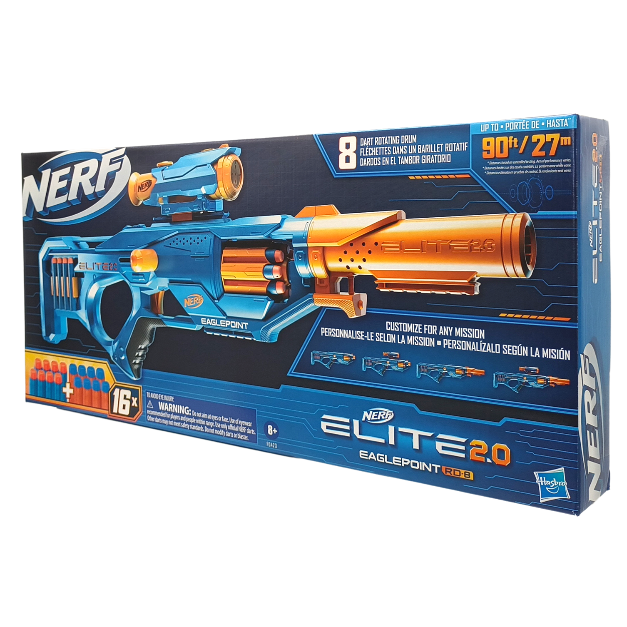 NERF ELITE 2.0 EAGLEPOINT RD8